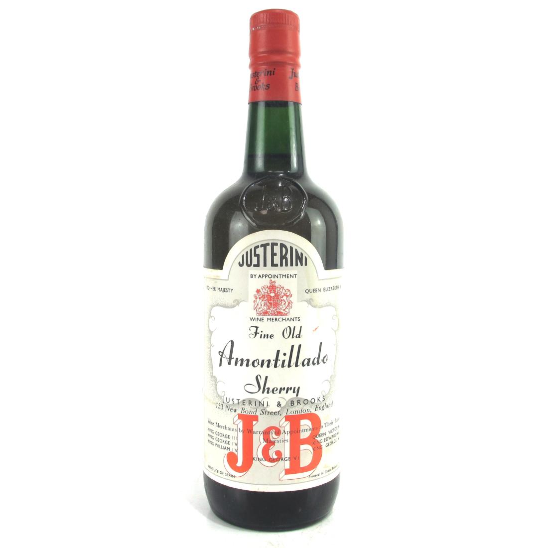 Image for Justerini & Brooks "Fine Old" Amontillado Sherry