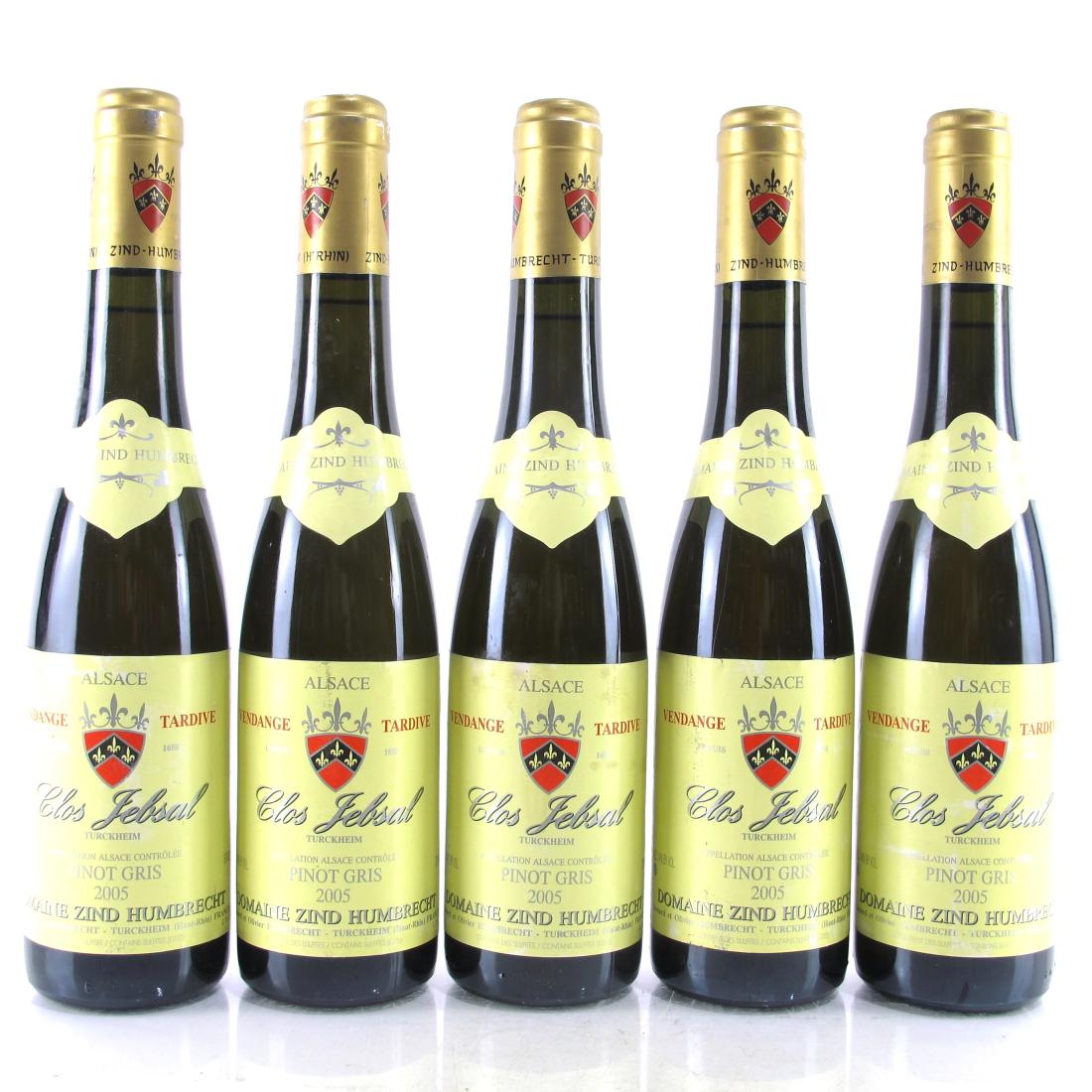 Image for Dom. Z.Humbrecht Clos Jebsal Pinot Gris Vendange Tardive 2005 Alsace
