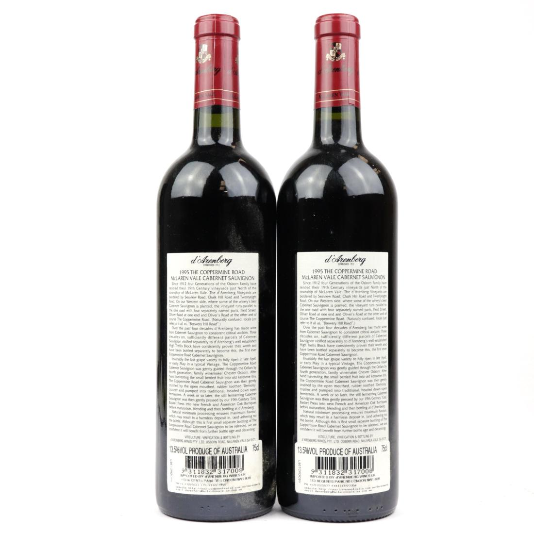 Image for D'Arenberg Coppermine Road Cabernet Sauvignon 1995 McLaren Vale