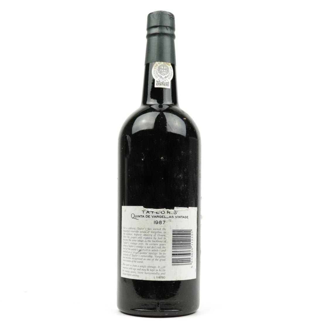 Image for Taylor's Quinta de Vargellas 1987 Vintage Port