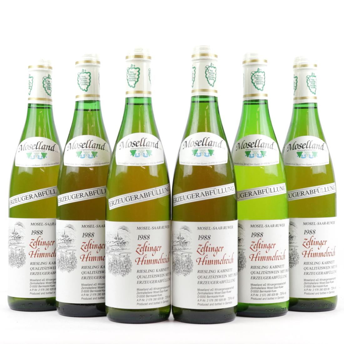 Image for Moselland Zeltinger Himmelreich Riesling Kabinett 1988 Mosel