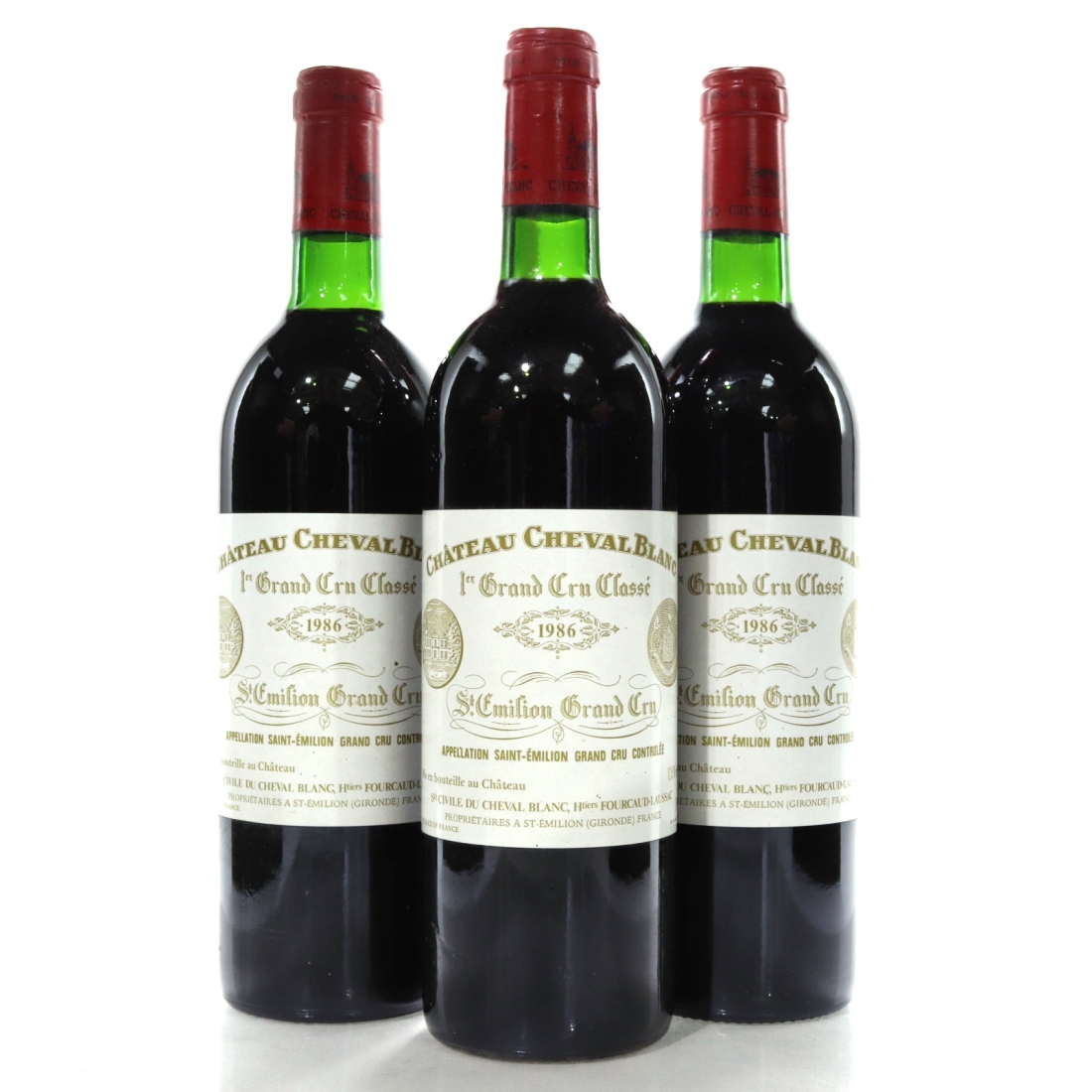Ch. Cheval Blanc 1986 St-Emilion Grand Cru 3x75cl