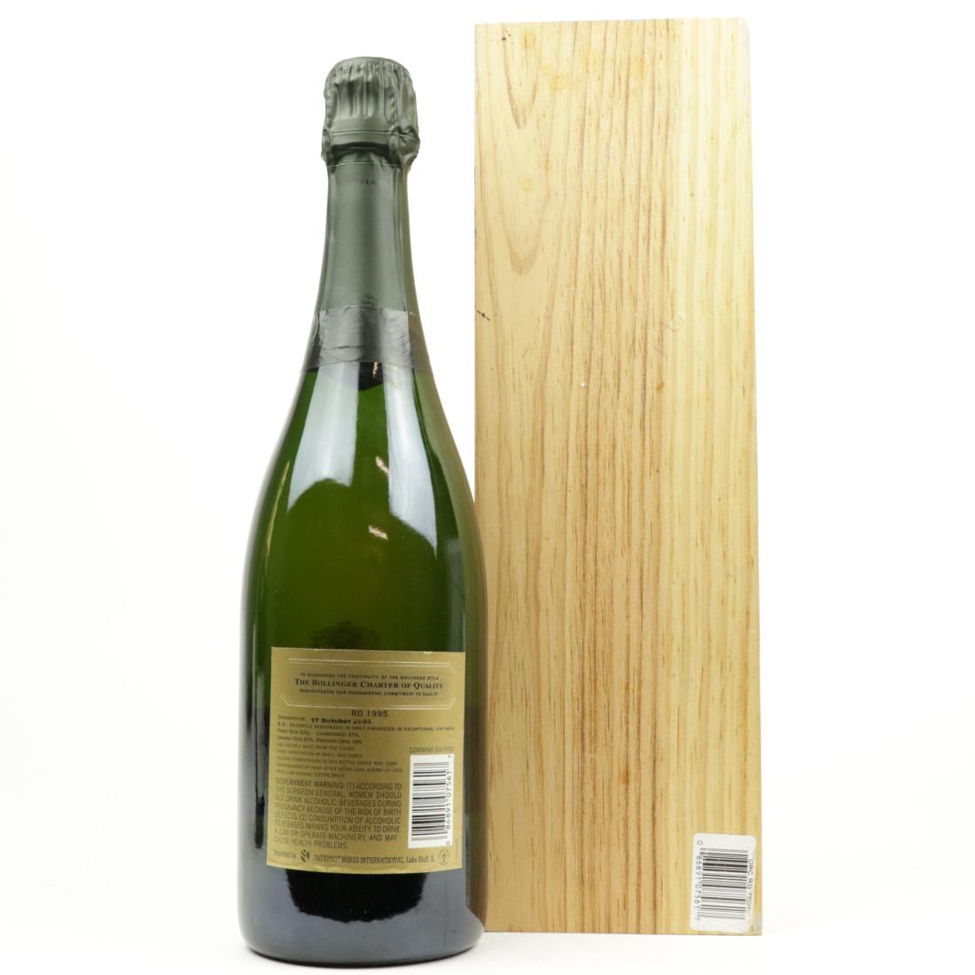 Image for Bollinger R.D. Extra Brut 1995 Vintage Champagne