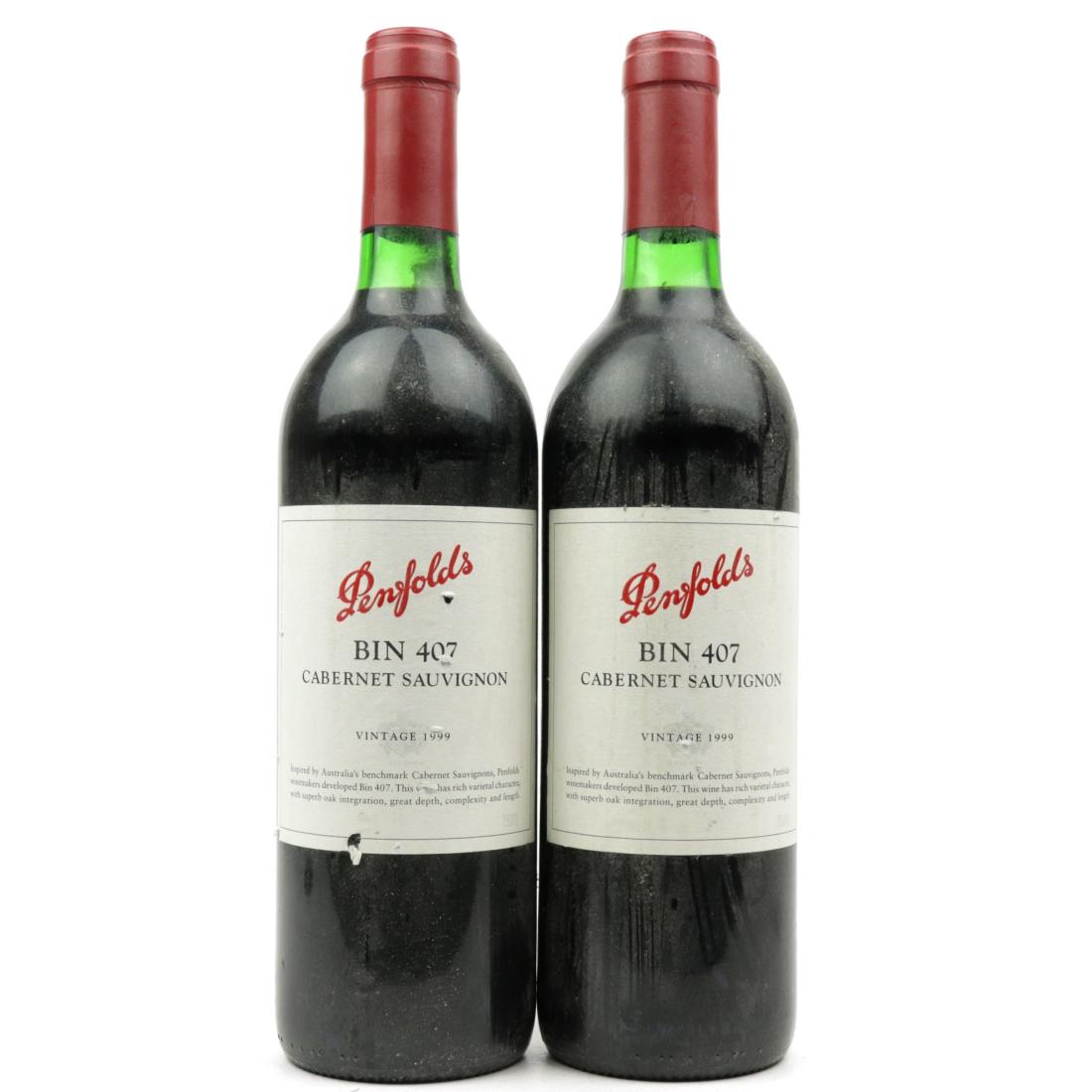 Image for Penfolds Bin 407 Cabernet Sauvignon 1999 South Australia