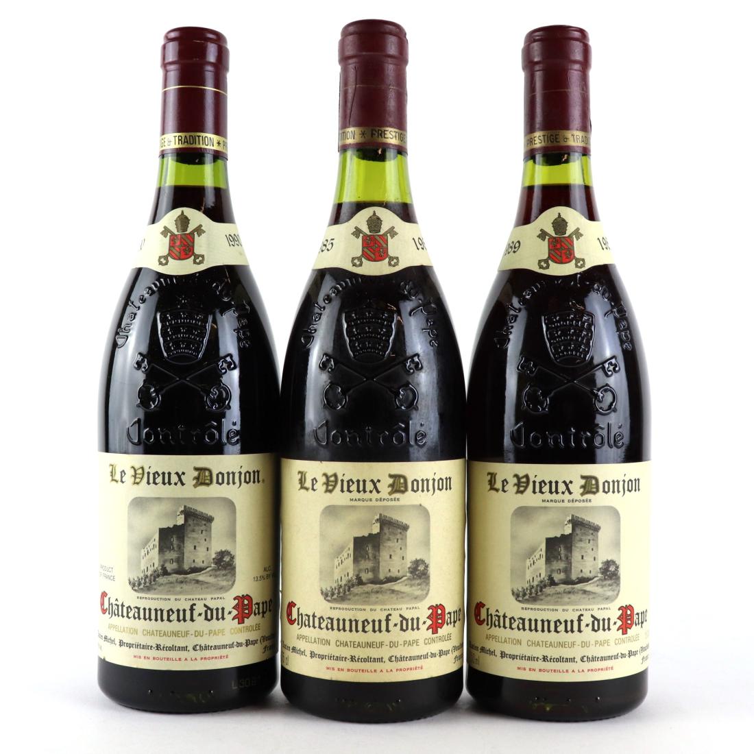 Image for Le Vieux Donjon 1985, 1989 & 1990 Chateauneuf-Du-Pape