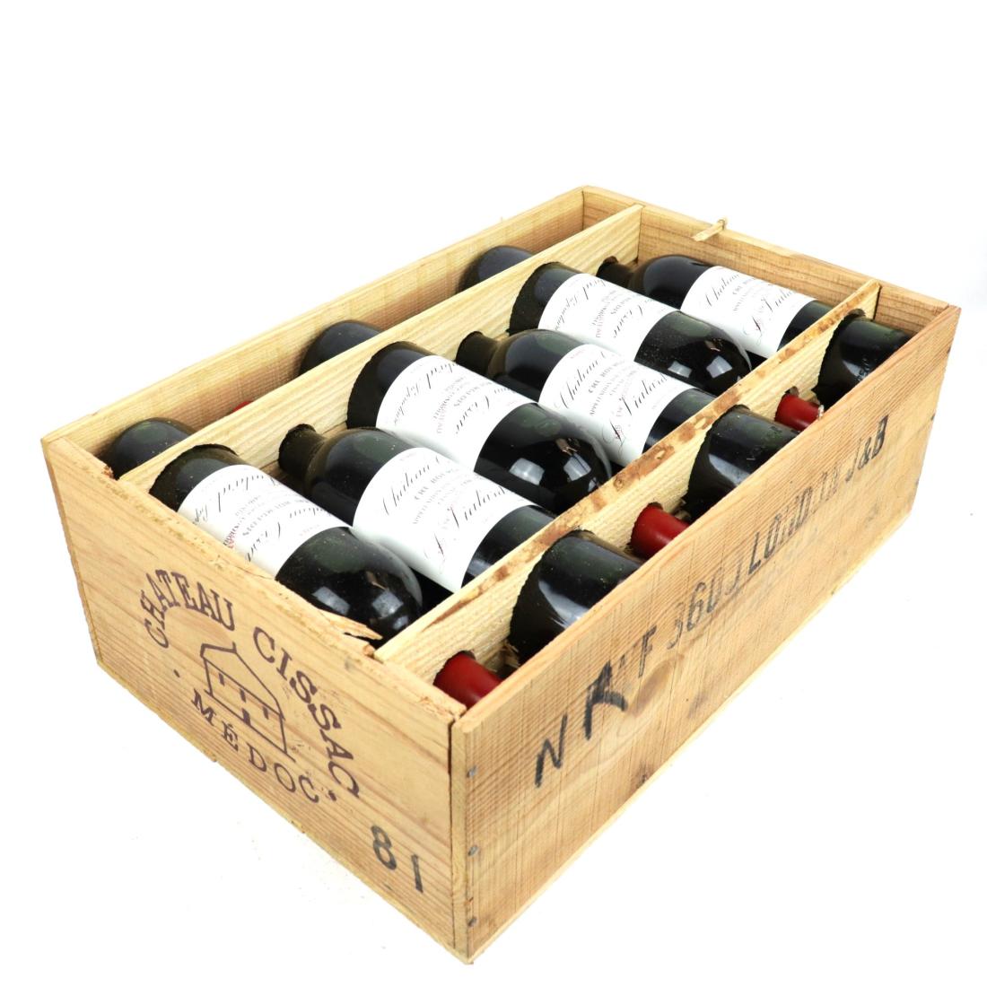 Image for Ch. Cissac 1981 Haut-Medoc 12x75cl / OWC