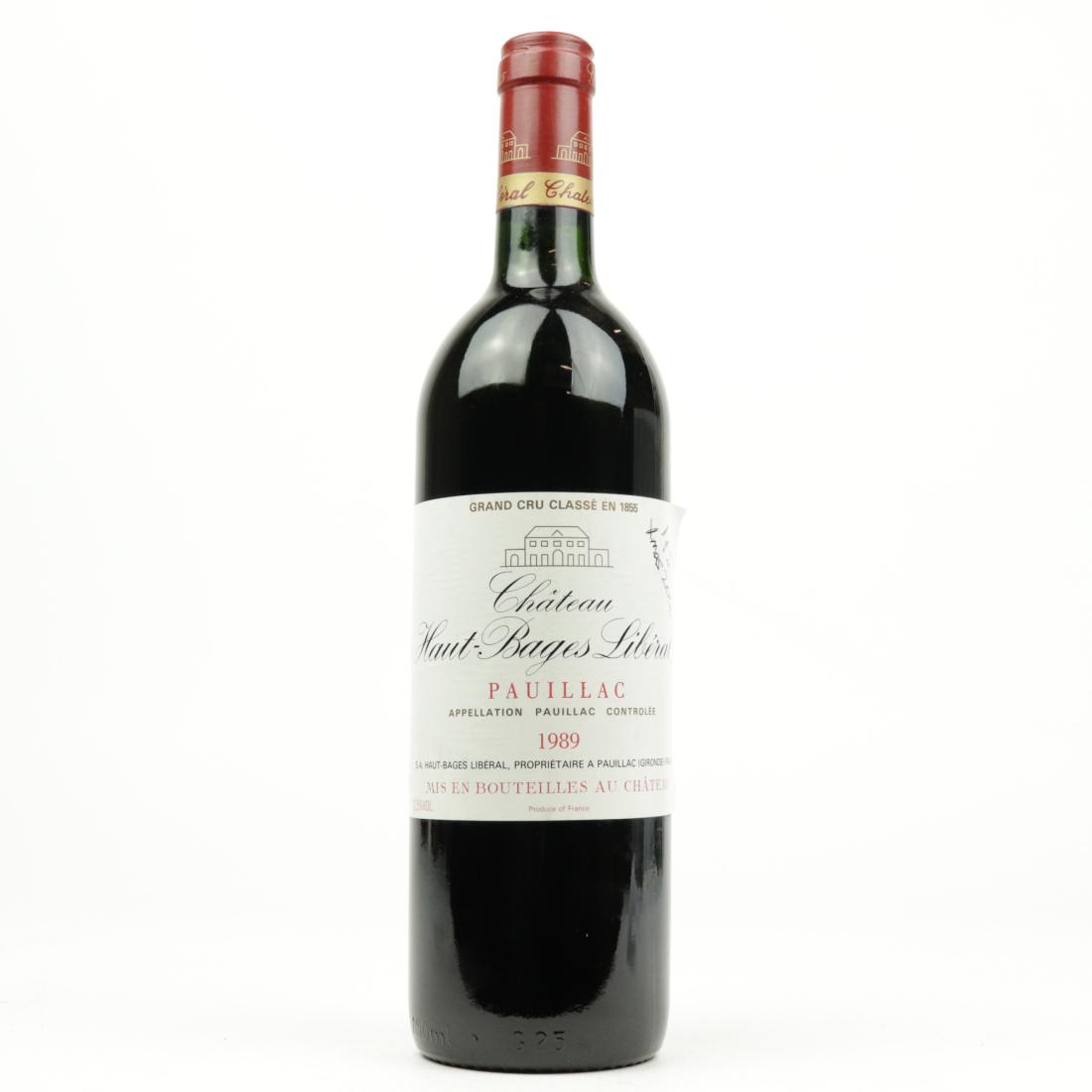 Image for Ch. Haut-Bages-Liberal 1989 Pauillac 5eme-Cru
