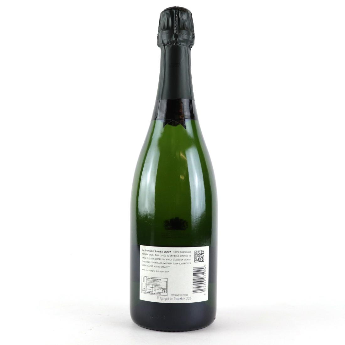 Image for Bollinger Grande Annee 2007 Vintage Champagne