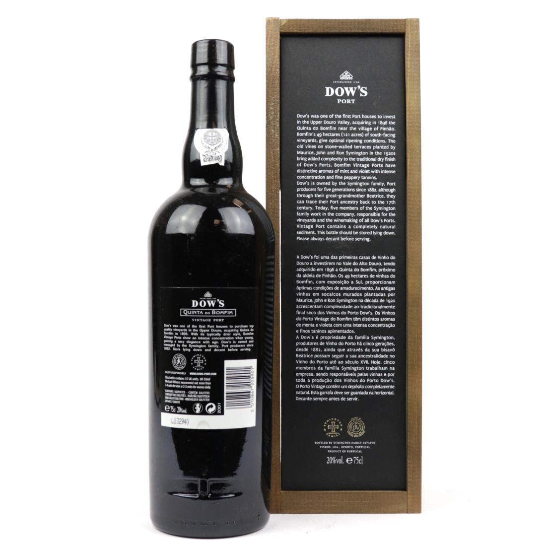 Image for Dow's Quinta Do Bomfim 2001 Vintage Port