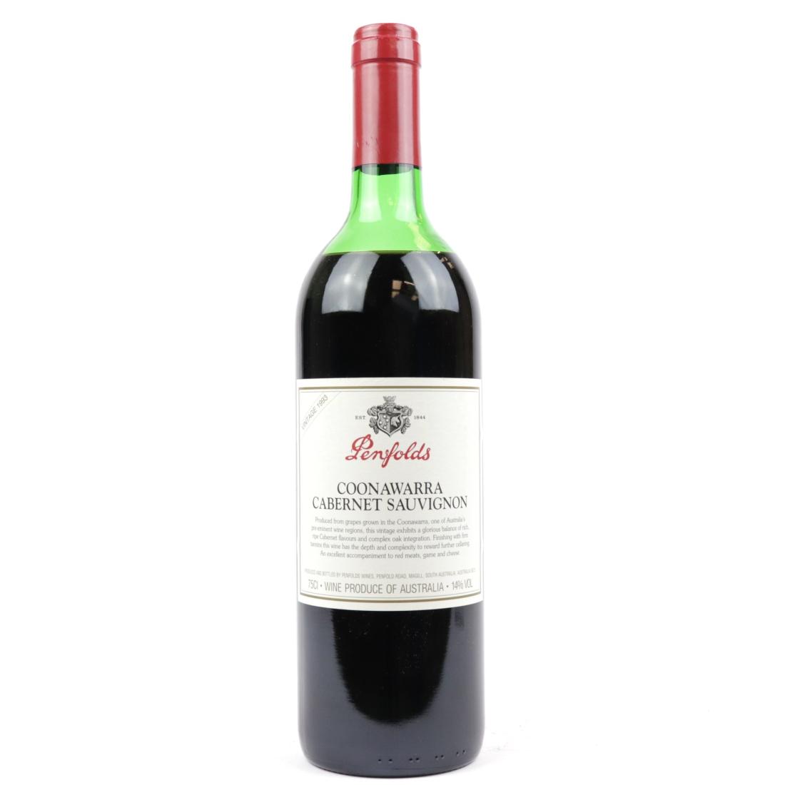 Image for Penfolds Cabernet Sauvignon 1993 Coonawarra