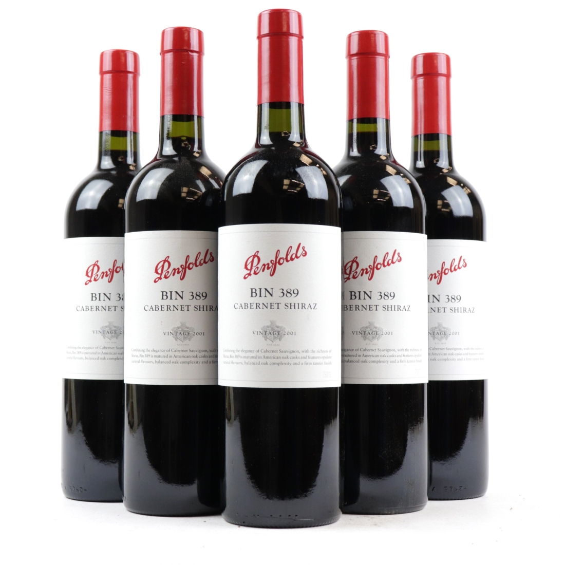 Penfolds Bin 389 Cabernet-Shiraz 2001 South Australia 5x75cl