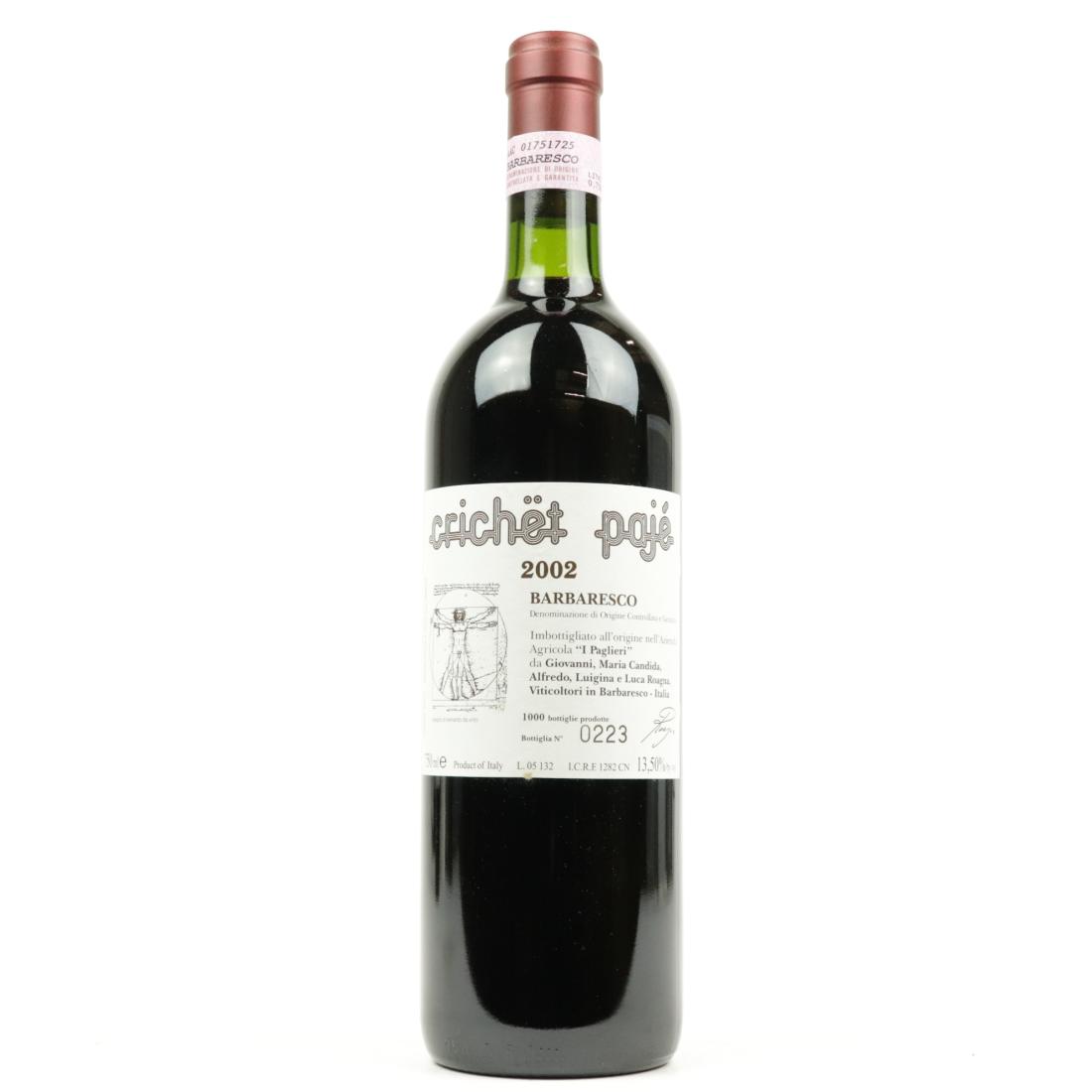 Image for Roagna Crichet Paje 2002 Barbaresco
