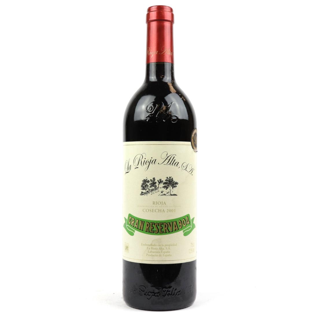Image for La Rioja Alta 904 2001 Rioja Gran Reserva