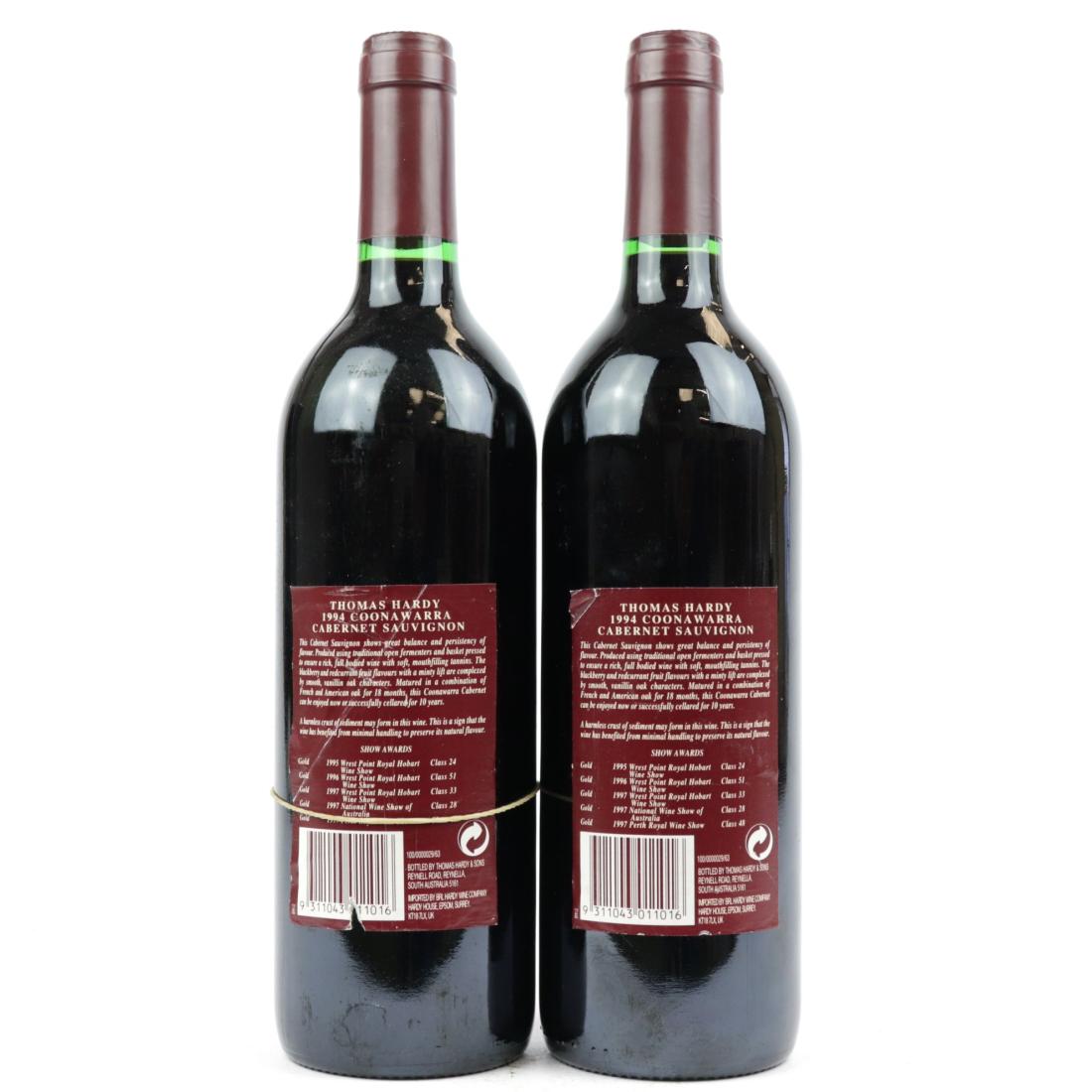 Image for Hardys Thomas Hardy Cabernet Sauvignon 1994 Coonawarra