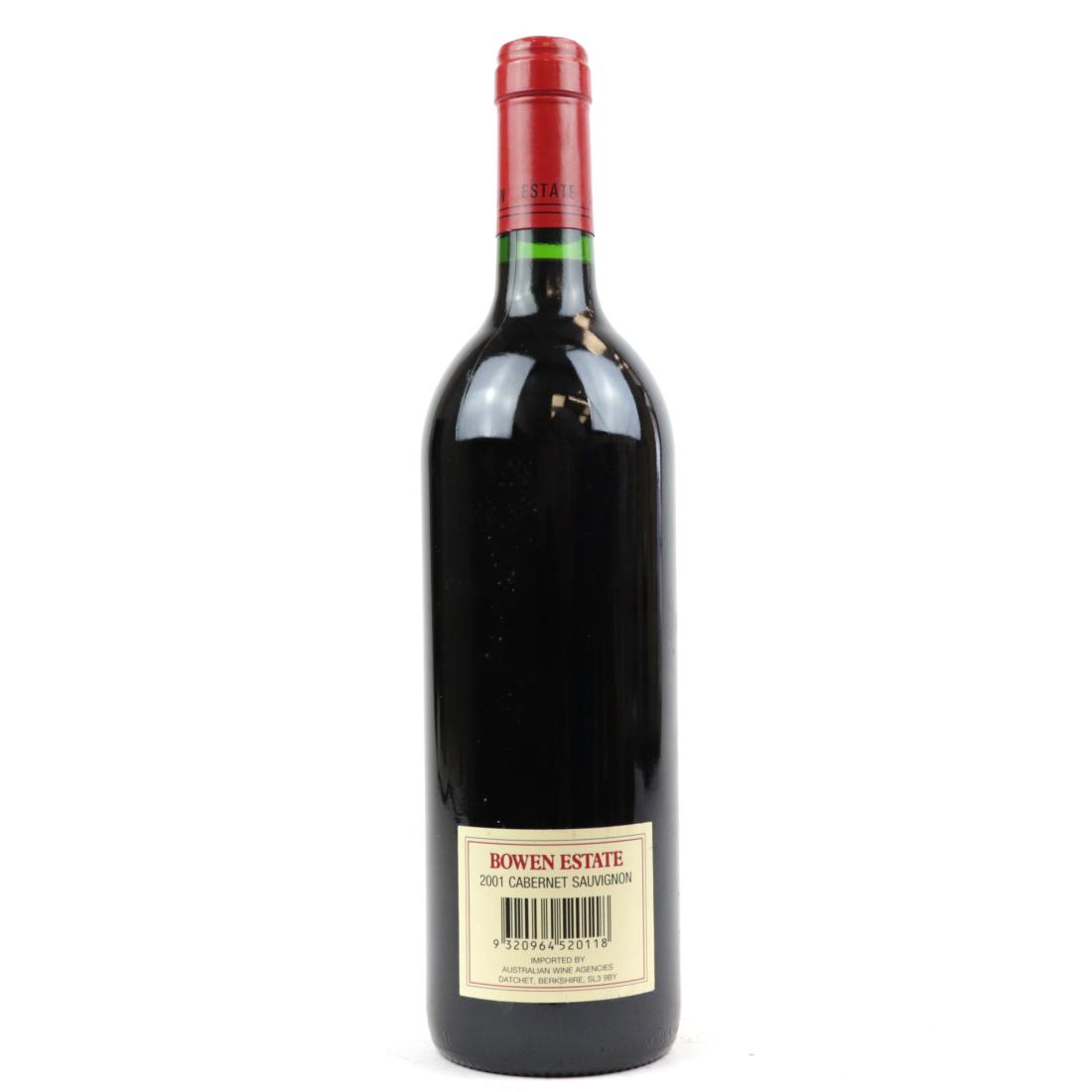 Image for Bowen Estate Cabernet Sauvignon 2001 Coonawarra