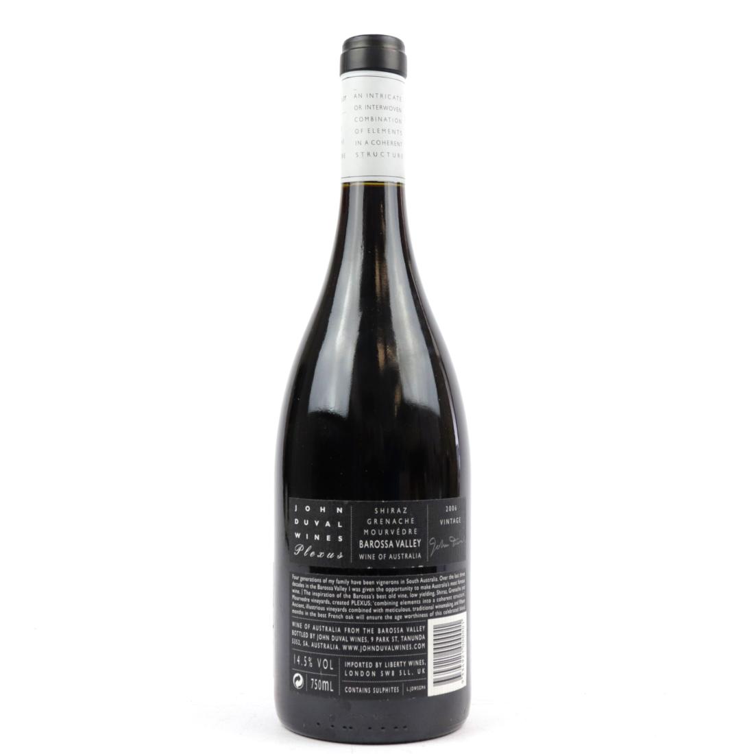 Image for J.Duval Plexus 2006 Barossa