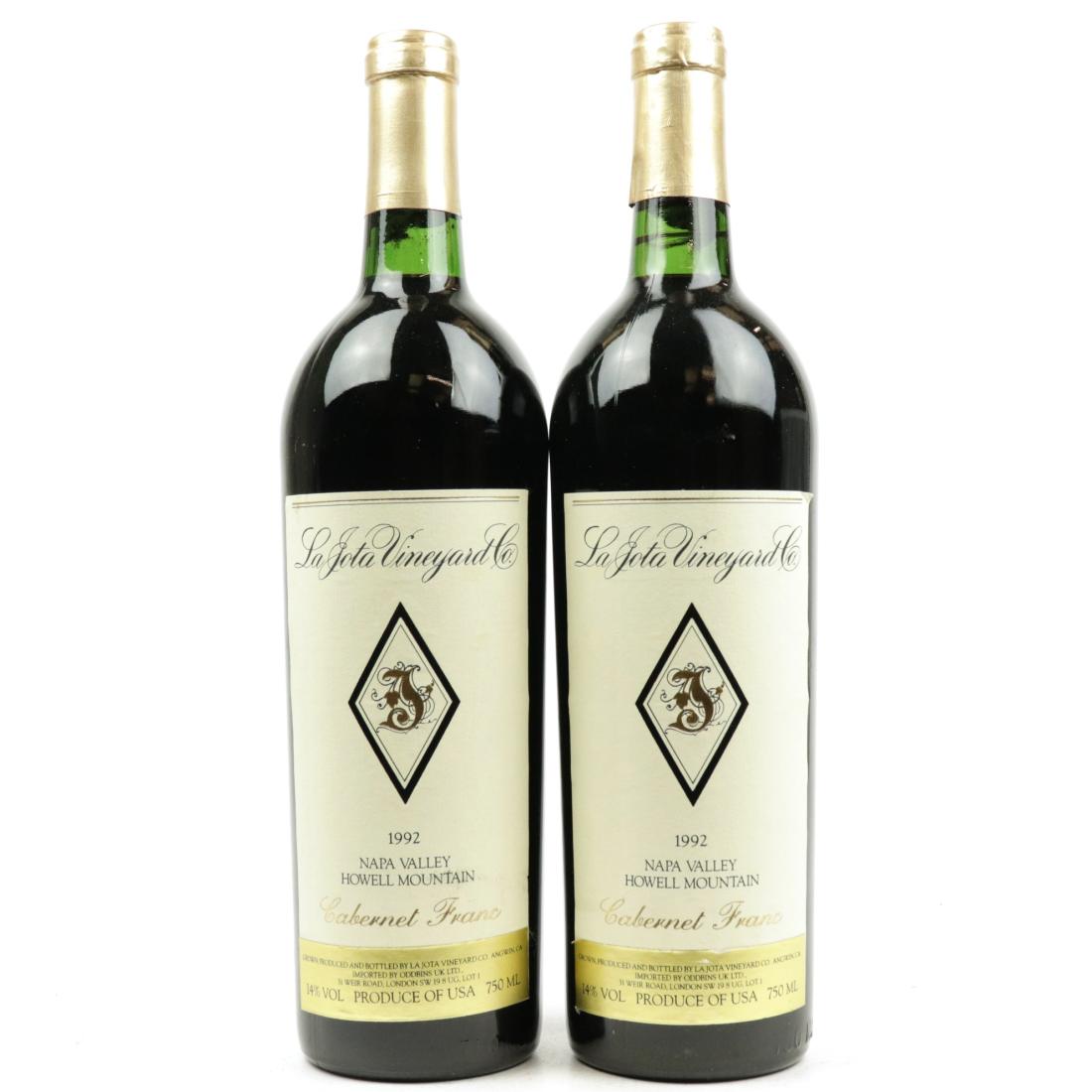Image for La Jota Vineyard Howell Mountain Cabernet Franc 1992 Napa
