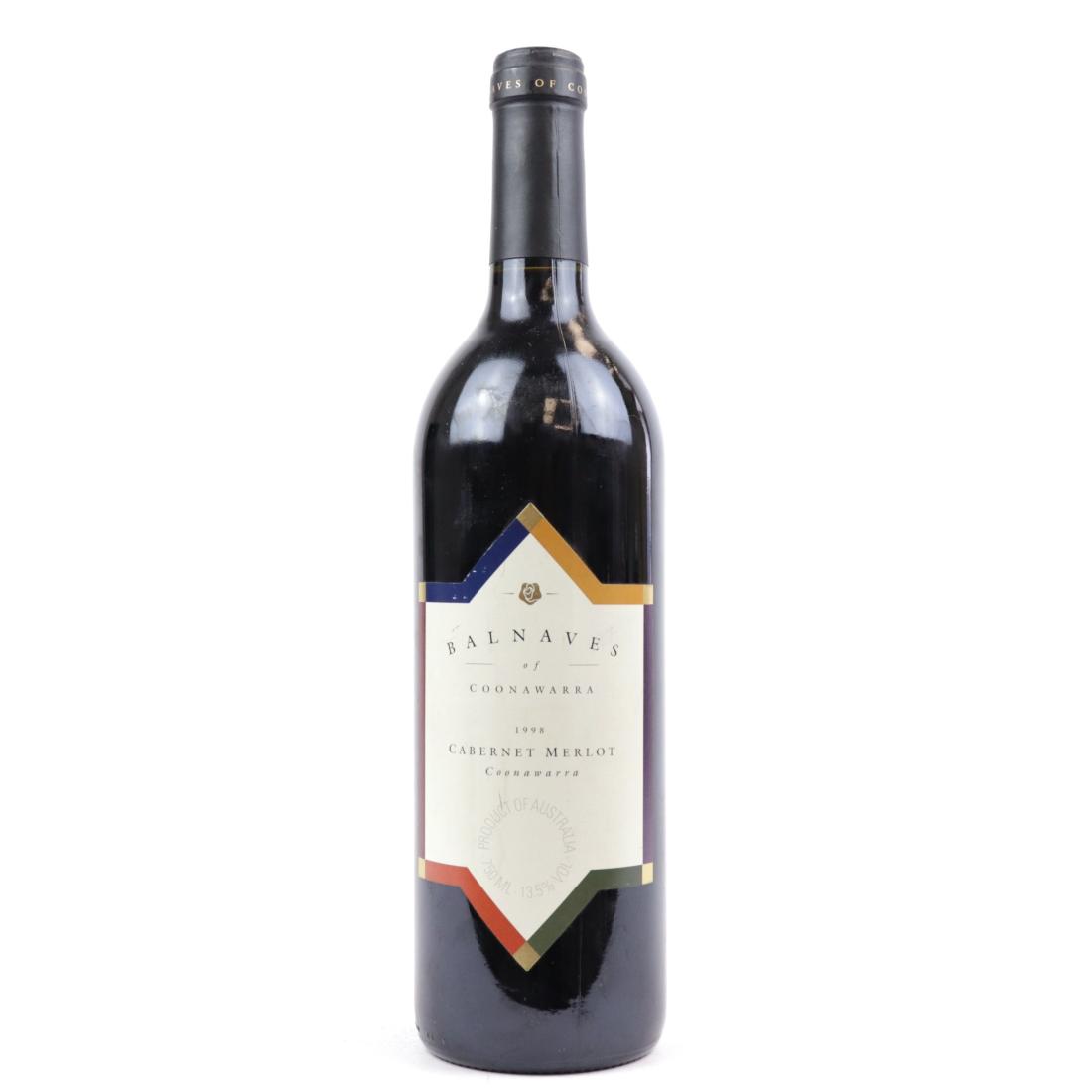 Image for Balnaves Cabernet Merlot 1998 Coonawarra