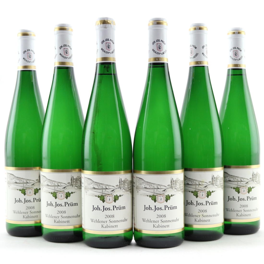 J.J.Prüm Wehlener Sonnenuhr Riesling 2008 Mosel 6x75cl