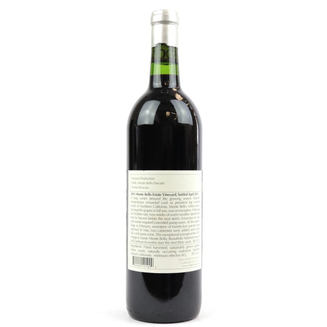 Image for Ridge Monte Bello 2011