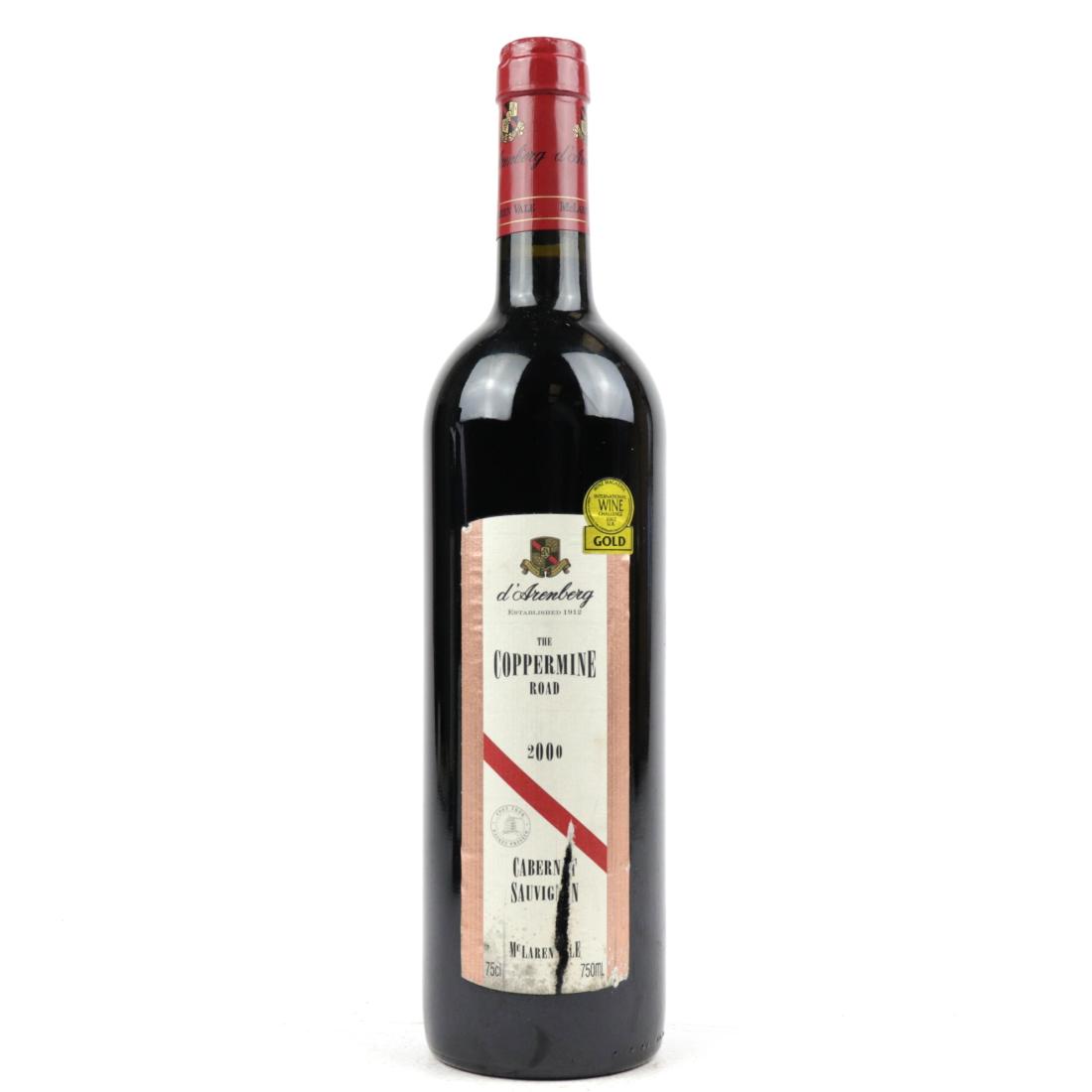 Image for D'Arenberg Coppermine Road Cabernet Sauvignon 2000 McLaren Vale