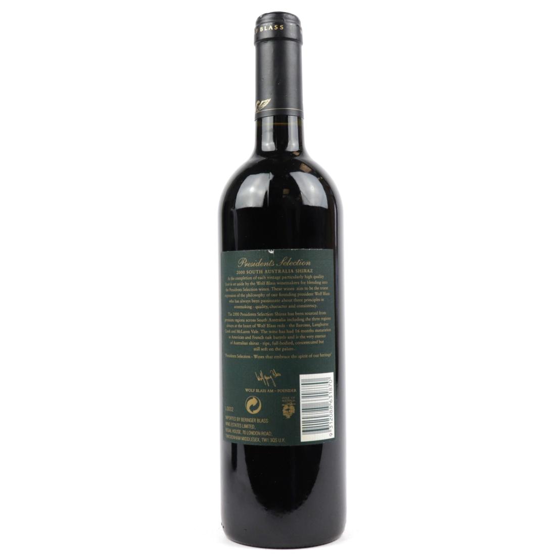 Image for Wolf Blass Presidents Selection Shiraz 2000