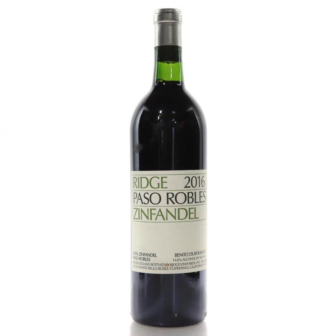 Image for Ridge Paso Robles Zinfandel 2016 Central Coast