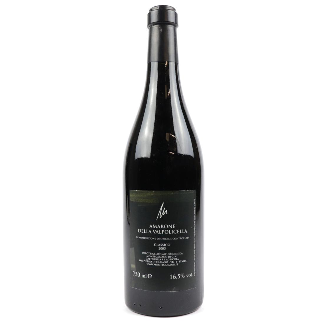 Image for Montecariano 2003 Amarone Classico