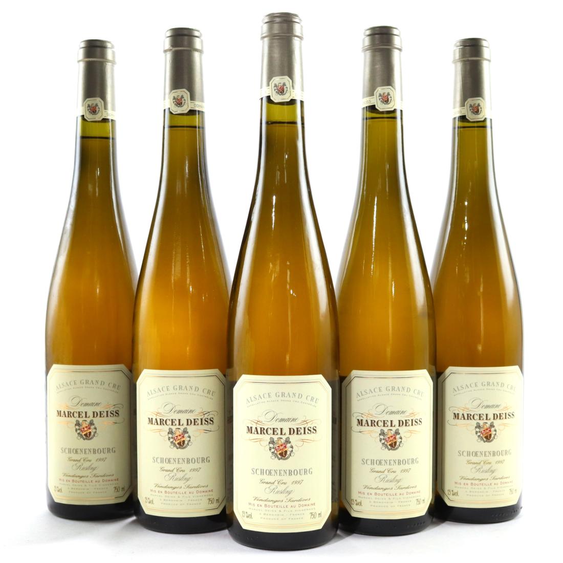 Image for Domaine Marcel Deiss Schoenenbourg Vendanges Tardives Riesling 1997 x 5
