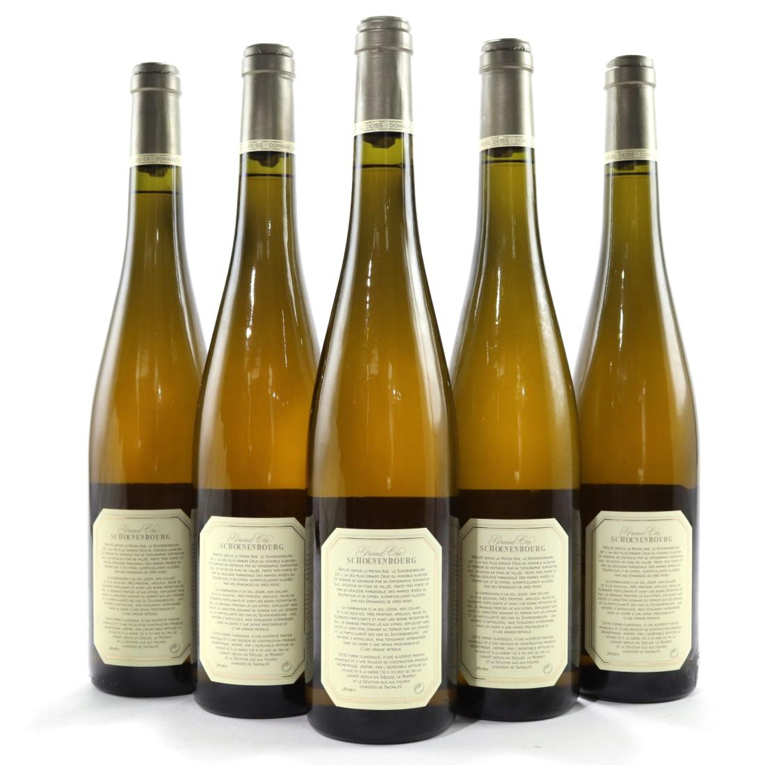 Image for Domaine Marcel Deiss Schoenenbourg Vendanges Tardives Riesling 1997 x 5