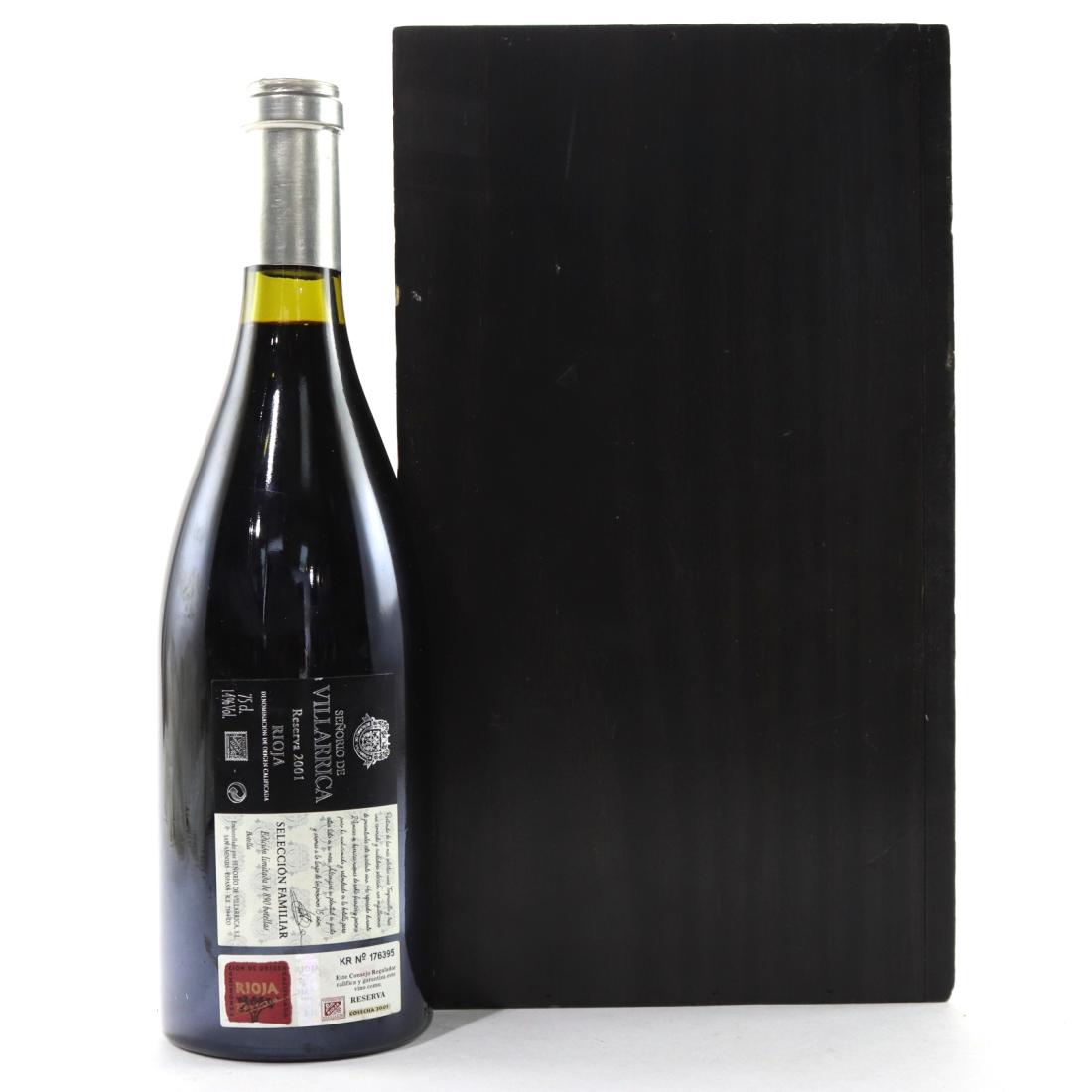 Image for Senorio De Villarrica Seleccion Familiar 2001 Rioja Reserva