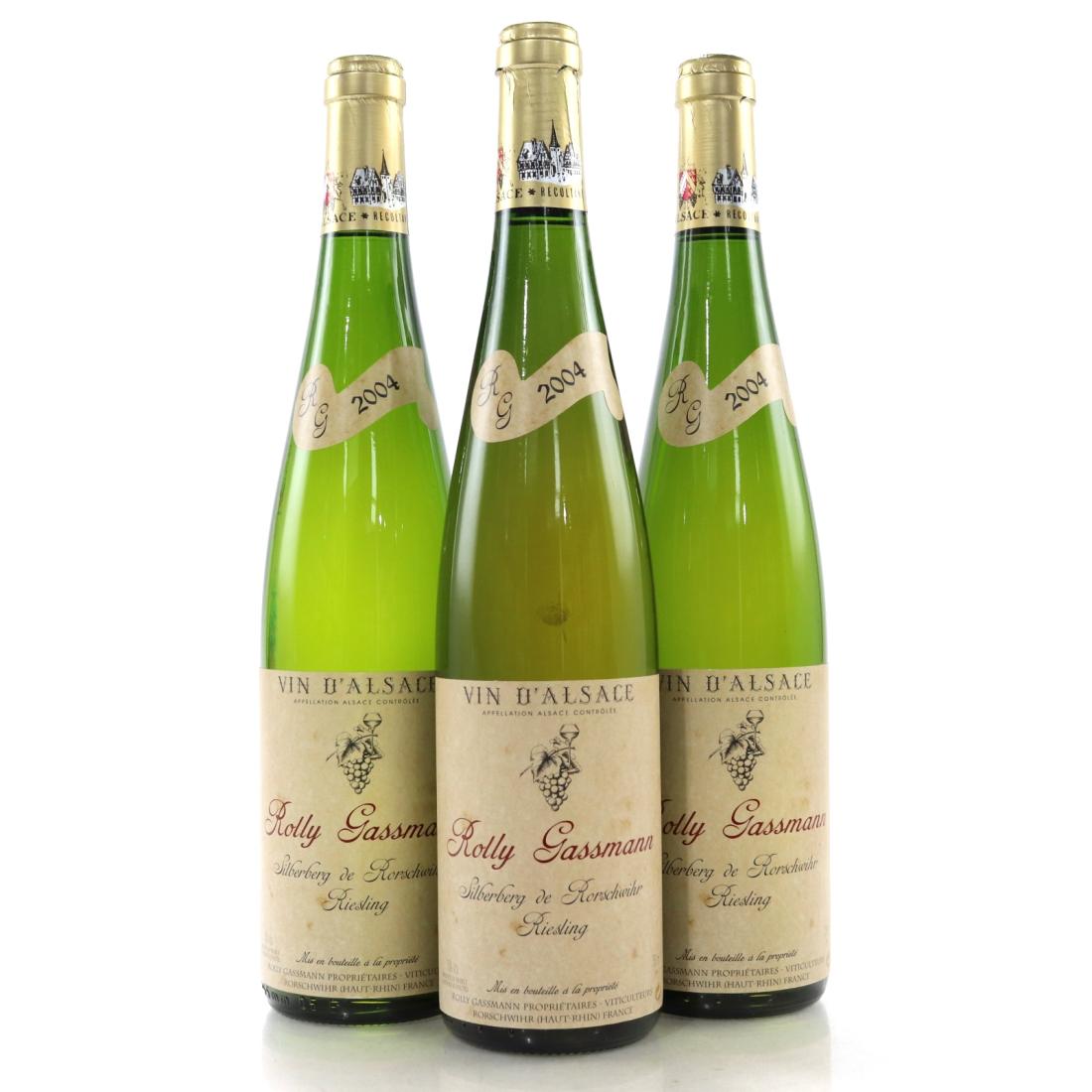 R.Gassmann Silberberg De Rorschwihr Riesling 2004 Alsace 3x75cl