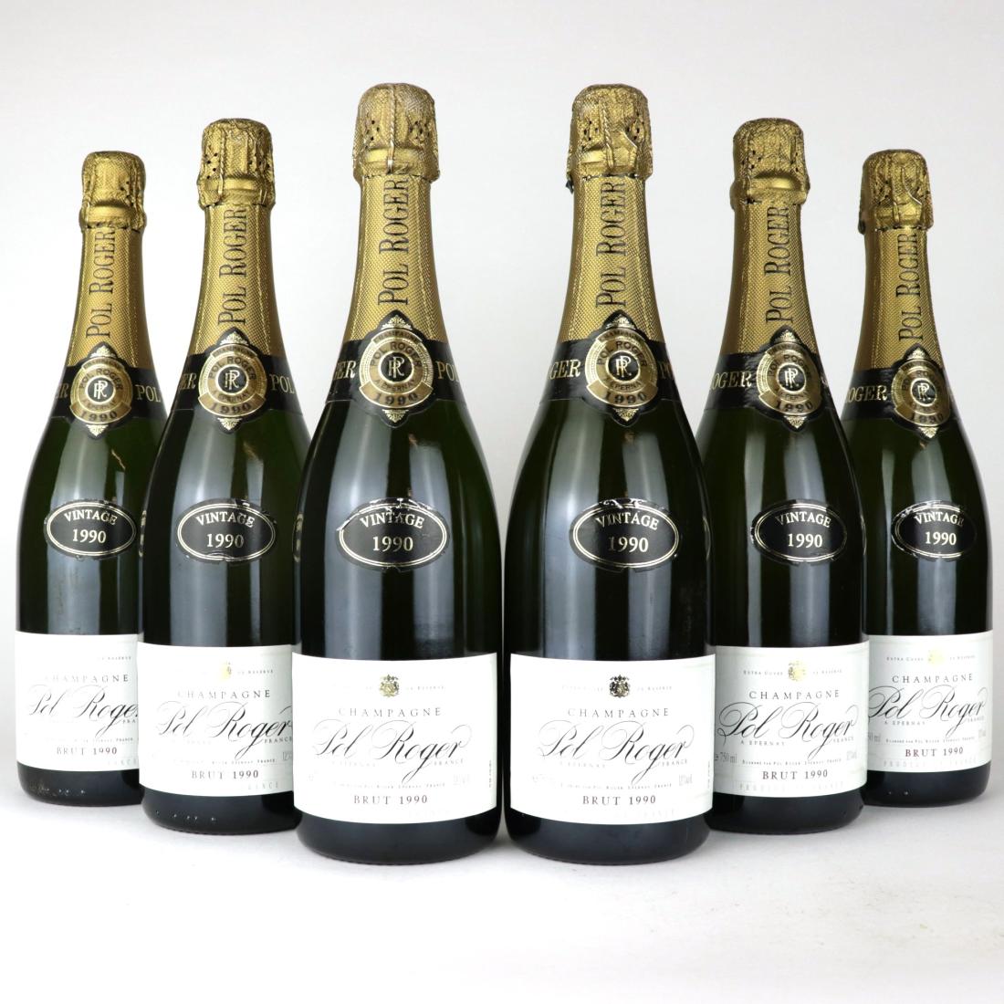 Pol Roger 1990 Vintage Champagne 6x75cl