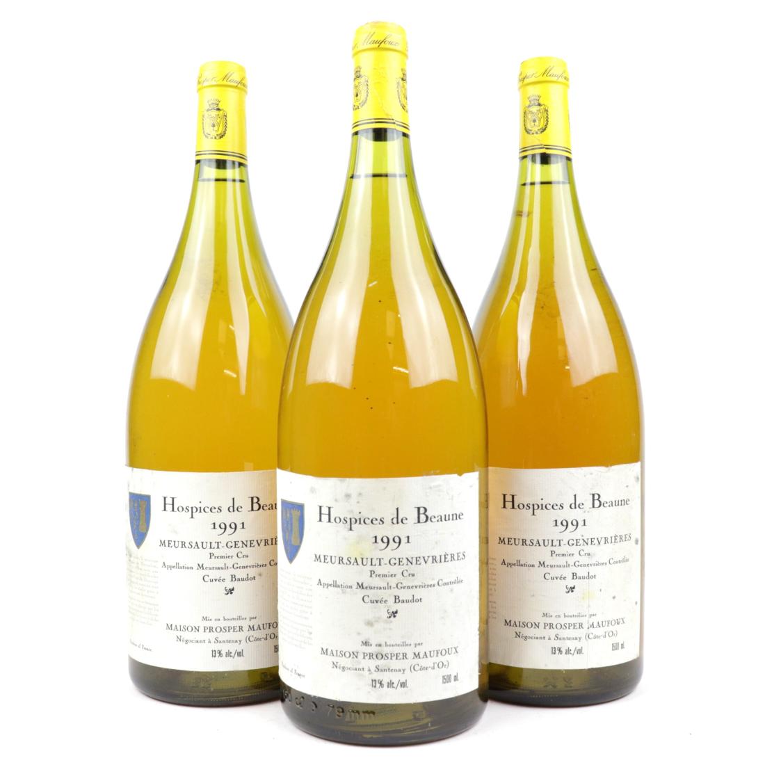 Image for P.Maufoux Cuvee Baudot 1991 Meursault-Genevrieres 1er-Cru
