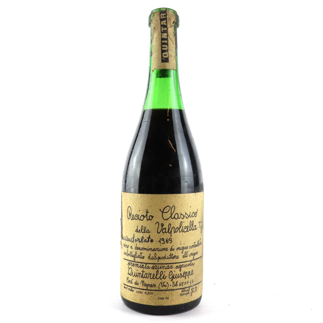 Image for Quintarelli Recioto Della Valpolicella 1969 Verona