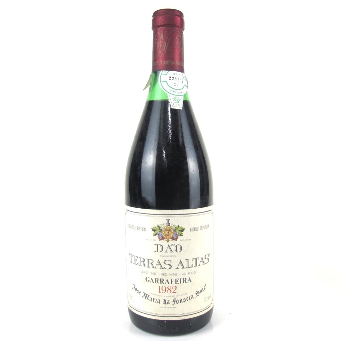 Image for J.M. Da Fonseca "Terras Altas" 1982 Dão