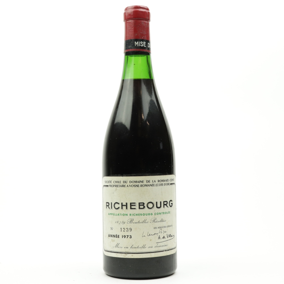 Dom. De La Romanee-Conti 1973 Richebourg Grand-Cru