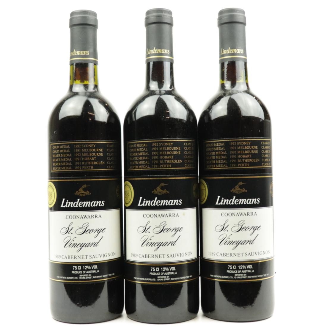Image for Lindemans St. George Cabernet Sauvignon 1989 Coonawarra