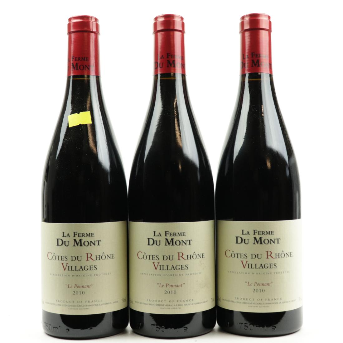 Image for La Ferme Du Mont Ponnant 2010 Cotes Du Rhone Villages