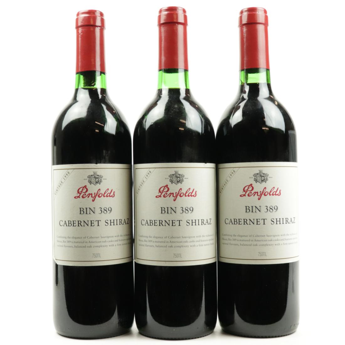 Image for Penfolds Bin 389 Cabernet-Shiraz 1998 x 3