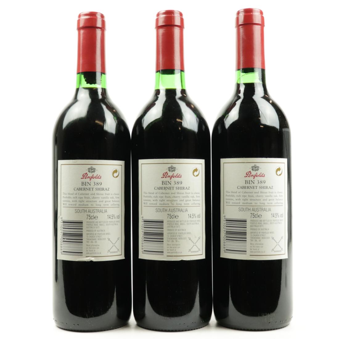 Image for Penfolds Bin 389 Cabernet-Shiraz 1998 x 3