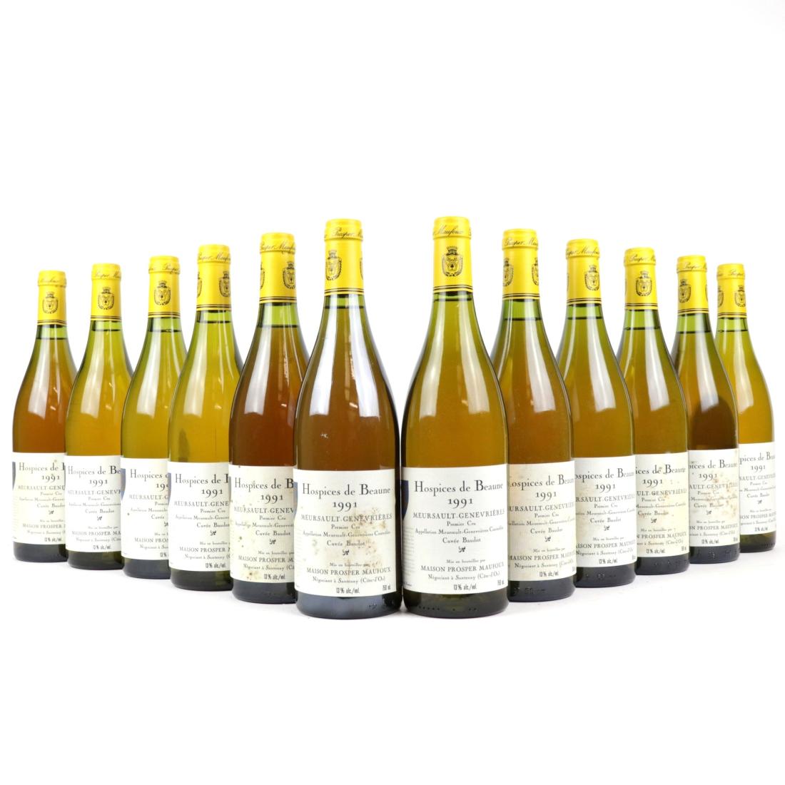 Image for P.Maufoux Cuvee Baudot 1991 Meursault-Genevrieres 1er-Cru