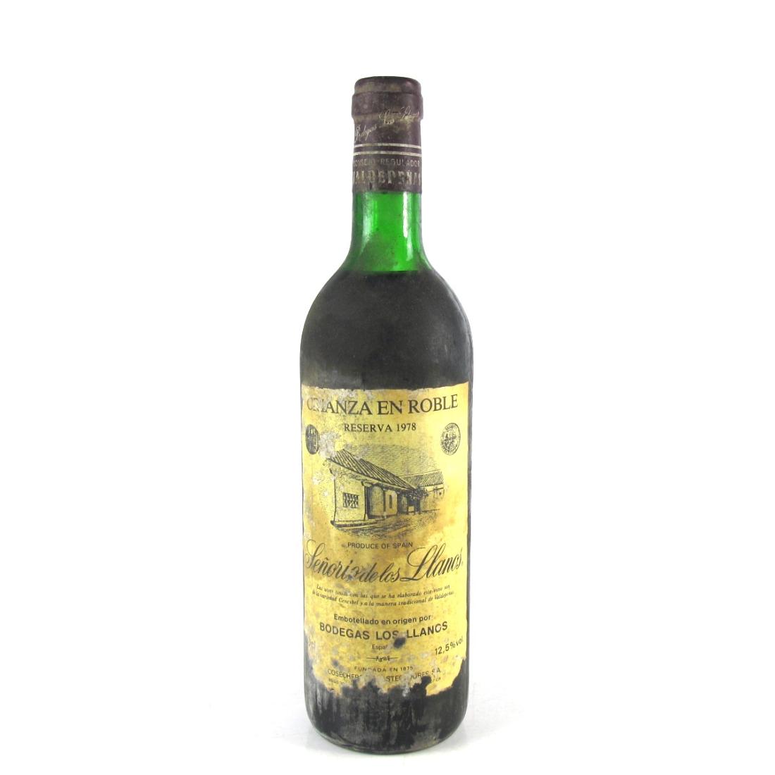 Image for Senorio De Los Llanos 1978 Rioja Reserva