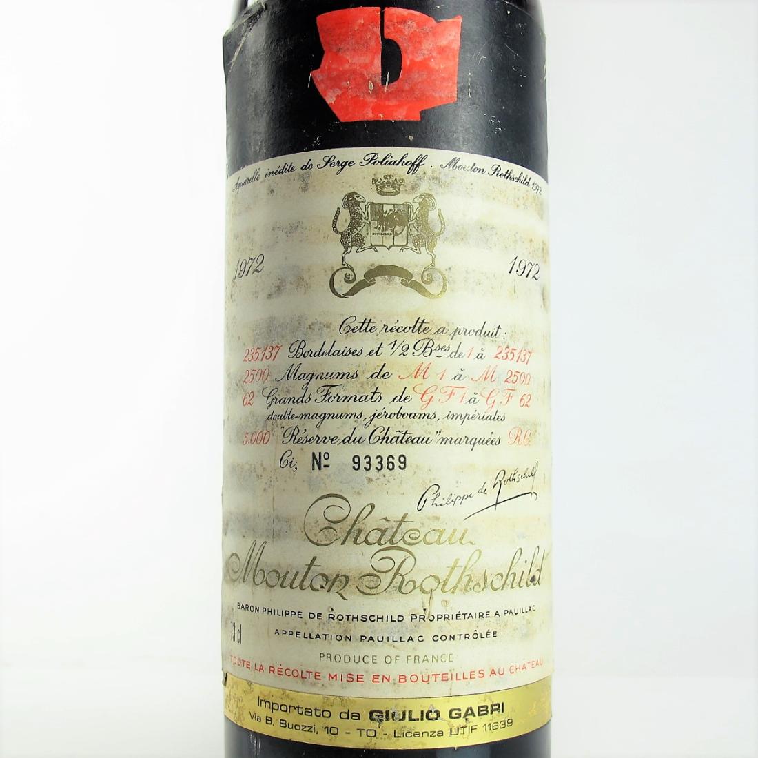 Image for Château Mouton-Rothschild 1972 Pauillac 1er-Cru