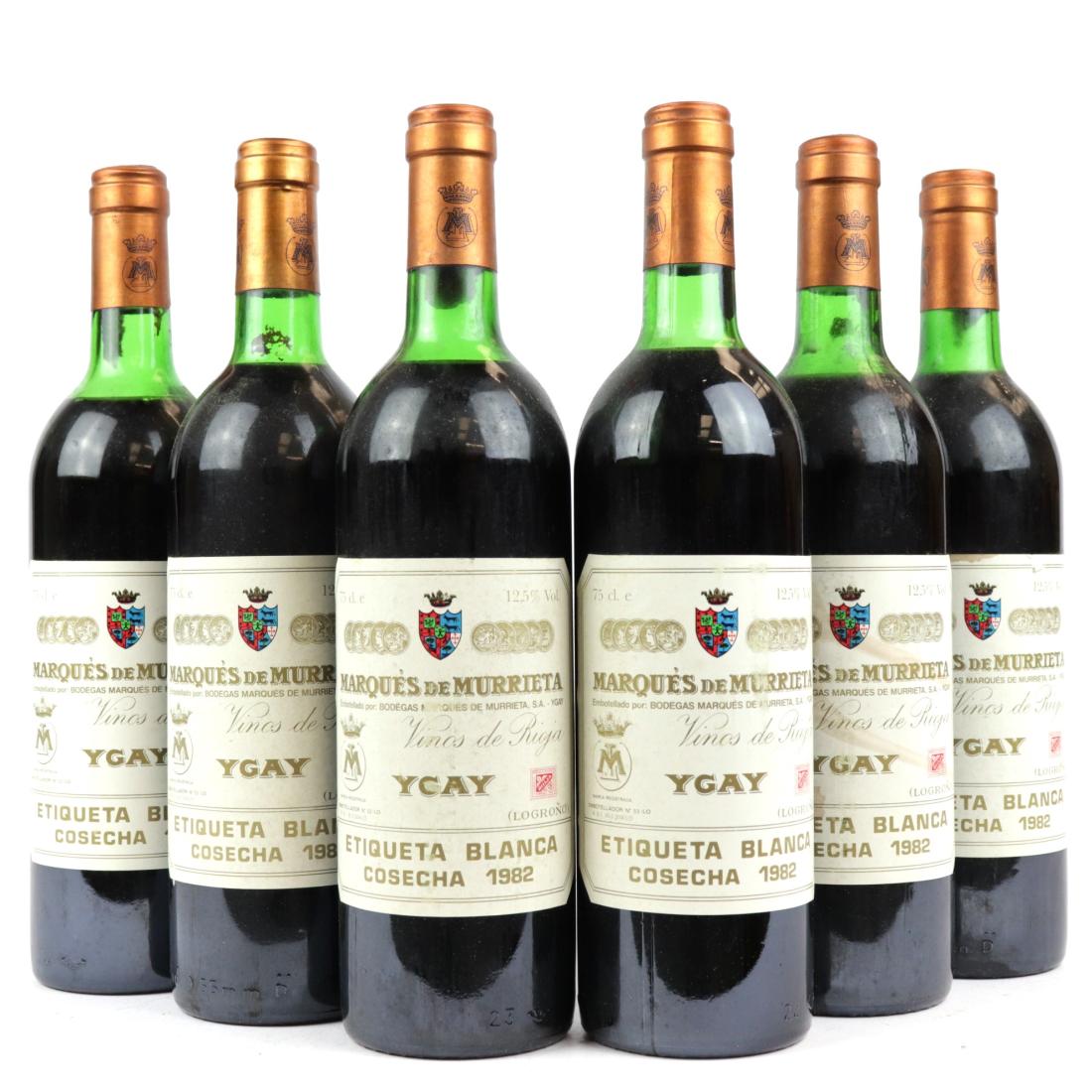 Image for Marques De Murrieta Ygay Etiqueta Blanca 1982 Rioja Crianza