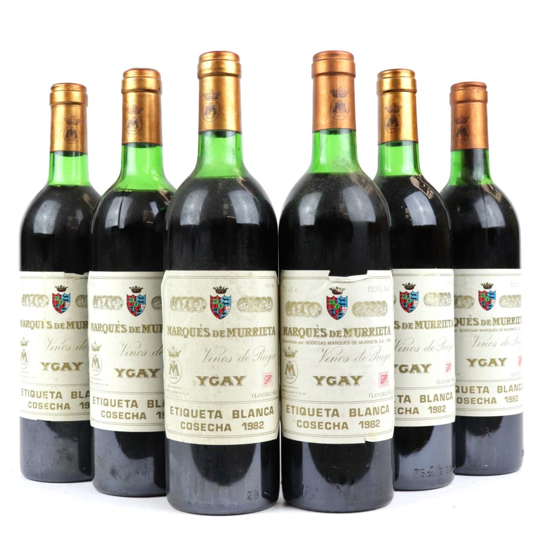 Image for Marques De Murrieta Ygay Etiqueta Blanca 1982 Rioja Crianza