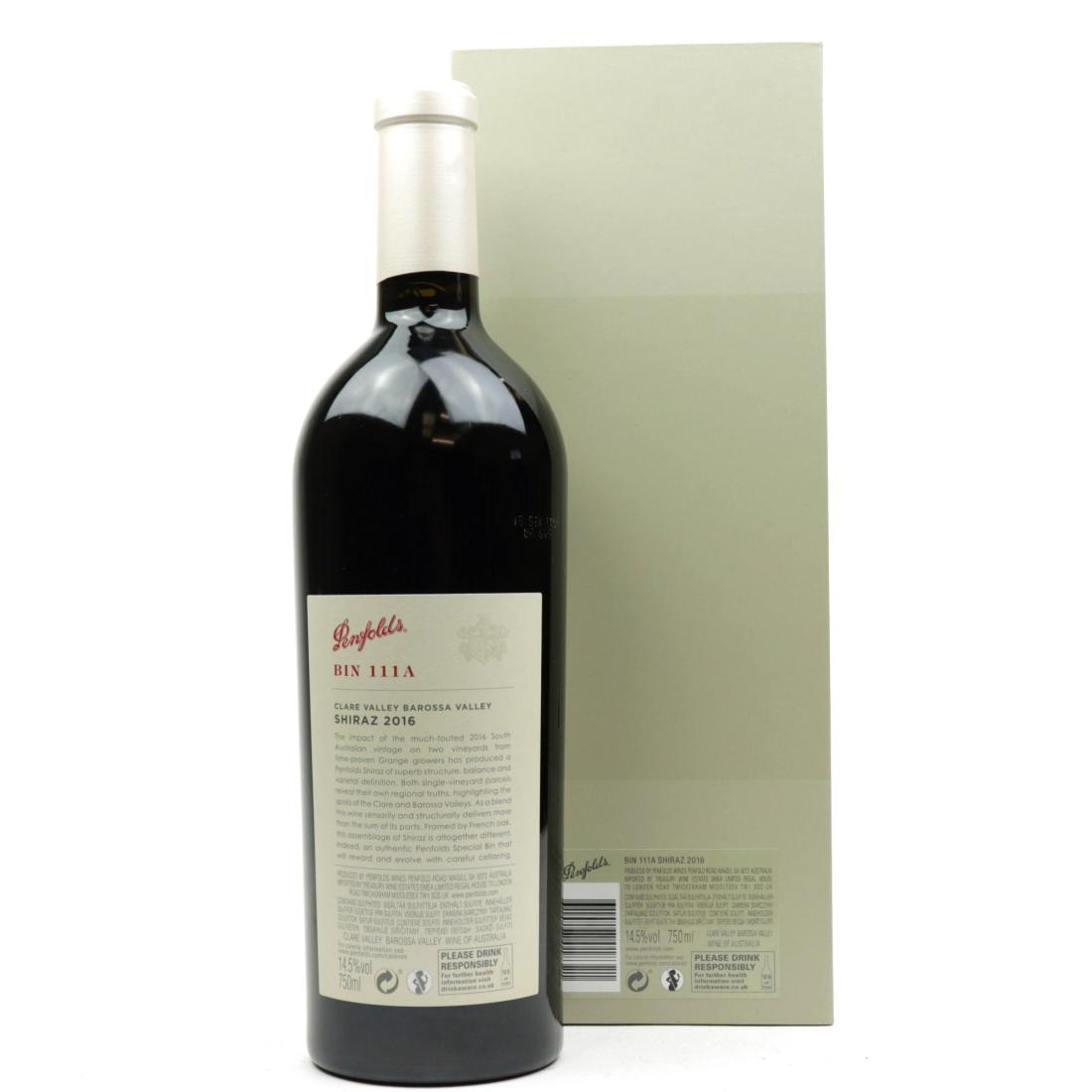 Image for Penfolds Bin 111A Shiraz 2016 Clare & Barossa