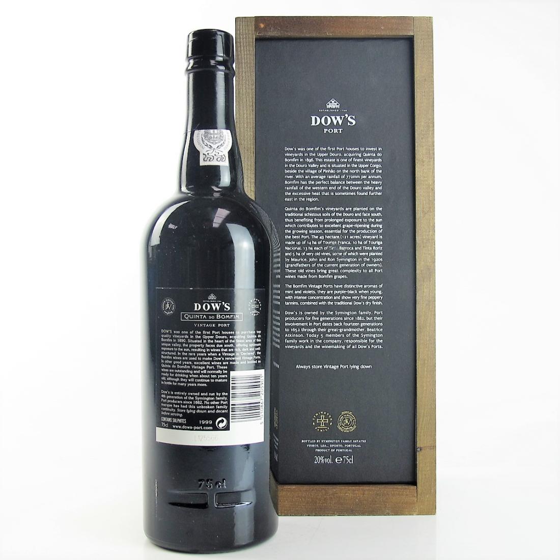 Image for Dow's Quinta Do Bomfim 1999 Vintage Port