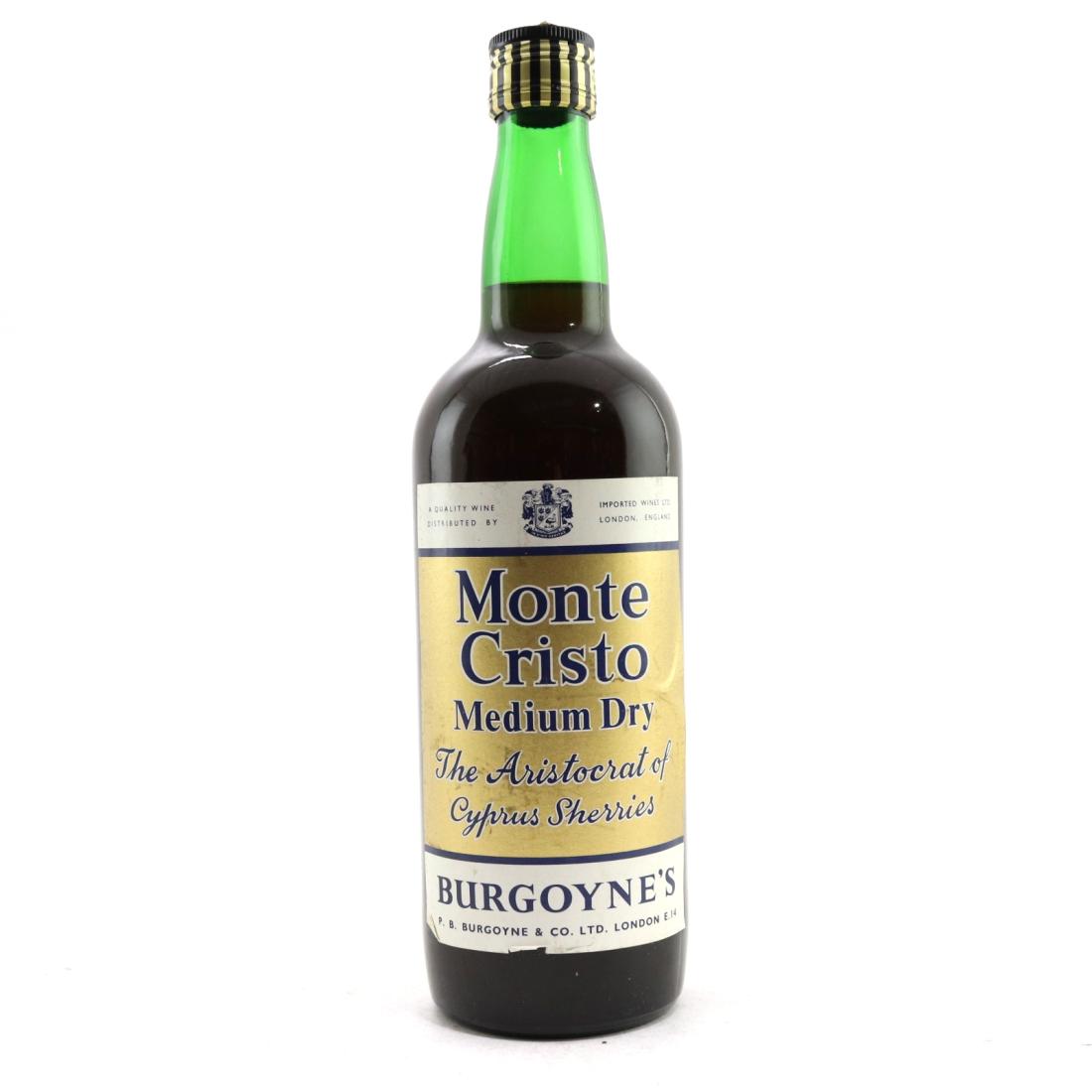 Image for Burgoyne's Monte Cristo Medium Dry Cream Sherry