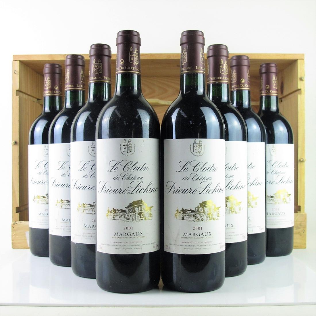 Le Cloitre Du Ch. Prieure-Lichine 2001 Margaux 4eme-Cru 8x75cl